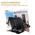 thumbnail image 2 of FRCOLOR 2pcs Stretchable Shelves Portable Steel Book Stand Desk Sheet Holder Tilt Adjustment Xmas Gift Black, 2 of 8