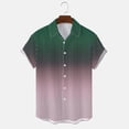 thumbnail image 4 of SHIXIAOO Chemise Décontractée de Printemps pour Hommes à Col Rabattu Imprimé Complet Manches Courtes de Plage Chemise de Vacances Extérieure T-Shirt Surdimensionné pour Hommes Chemises de Travail Décontractées pour Hommes, 4 of 5