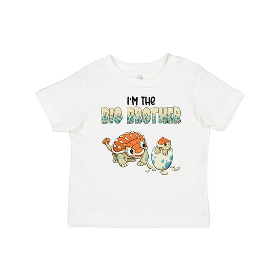 Inktastic I'm the Big Brother Ankylosaurus Bros Boys Baby T-Shirt