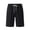 Black, variant on LTTVQM Men's Linen Shorts Casual Elastic Waist Drawstring 2026 Summer Beach Vacation Yoga Workout Golf Shorts with Pockets Light Gray L