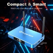 2025 SuperBox S6 MAX,4G+64G Powerful Smart Box,Time Shift, Parental Control Time,Easy Setup Guide,Phone Support,2T2R,Dual Band WiFi, Built-in Voice Control System