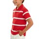 thumbnail image 4 of Odeerbi Camisas de Golf de Chicos Botón de Solapa A Rayas Camisas de Tenis de Manga Corta Uniforme Escolar, 4 of 5