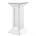 thumbnail image 3 of 12 inch Crystal End Table in Clear Mirror Finish, 3 of 5