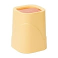thumbnail image 3 of Small Trash Can with Lid, Mini Trash Can for Bathroom, Office and Bedroom, Small Bathroom Garbage Can with Swing Top, Compact Waste Basket for Desk, Dorm & Home, Yellow - Xuniizn, 3 of 7