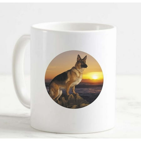 

Coffee Mug German Sheppard Dog Dog White Coffee Mug Funny Gifts Cup