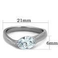 thumbnail image 2 of Silver Womens Ring Anillo Para Mujer y Ninos Unisex Kids 316L Stainless Steel Ring Dalian, 2 of 4