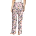 thumbnail image 3 of Goofa Hello Summer With Gnome Printed Soft Pajama Pants for Women, Wide Leg Comfy Casual Lounge Yoga Pants-XX-Large, 3 of 9