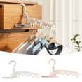 thumbnail image 2 of Folding 5-hole Clothes Drying Rack 360° Rotary Hook Portable Travel Hanger,, 2 of 8