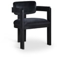 thumbnail image 3 of Pemberly Row Contemporary Black Velvet Dining Chair (Set of 2), 3 of 10