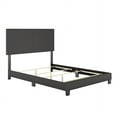 thumbnail image 2 of Skyline Decor Upholstered Linen Platform Bed, 2 of 5