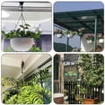 thumbnail image 6 of Door Towel Rack 3PCS Horticultural Extendable Lifting Basket Hooks Garden Hooks For Hanging Plants，retractable Plant Hanger， Hanging Tools, 6 of 8