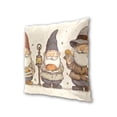 thumbnail image 3 of Thanksgiving Gnomes with Roast Turkey Meal Throw Pillow Covers Pillowcases 16 x 16 Inch Home Decor 2 Packs for Bedroom Sofa, 3 of 6