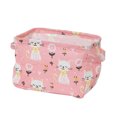 thumbnail image 1 of CAROOTU Boîte de Rangement de Bande Dessinée en Toile Pliable 4 Pcs / Set avec un Joli Récipient de Collation Imprimé, 1 of 6