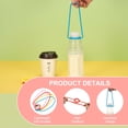thumbnail image 3 of Uxcell 5Pcs Silicone Water Bottle Lanyard, Reusable Tumbler Strap Water Bottle Handle Holder With Strap for Beverage Carry Traveling Take Out, Multicolor, 3 of 6