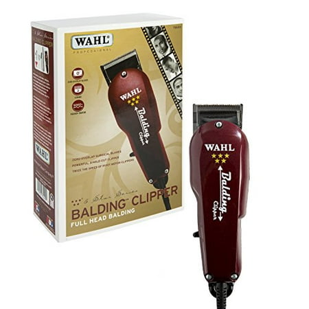 Wahl Professional 5-Star Balding Clipper #8110 – Great for Barbers and Stylists – Cuts Surgically Close for Full Head Balding – Twice the Speed of Pivot Motor Clippers – Accessories