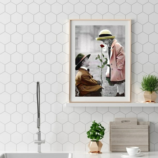 Cuadros Decorativos Taladro redondo completo Rhinestone DIY Sweet Boys Girls Diamond Painting (A1835) Ehuebsd embutido en tela