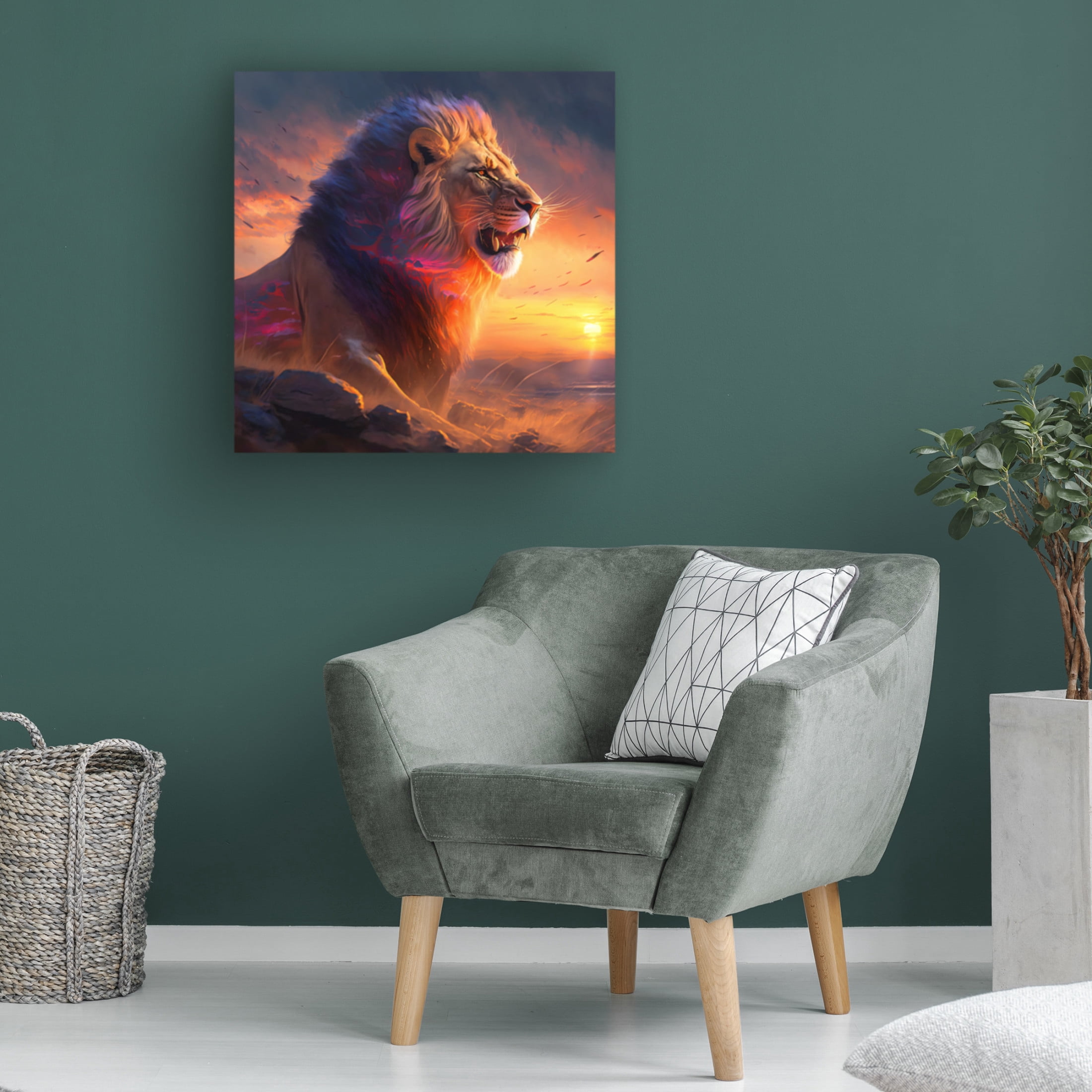 Canvas Wall Art - Ray Heere 'Desert Of Dreams 15' Wall Art for Living Room, Bedroom, or Office Décor by Trademark Fine Art - 14 x 14 Inches