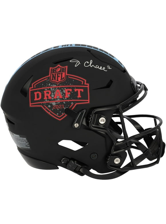 Ja'Marr Chase Cincinnati Bengals Autographed Riddell 2021 NFL Draft Speed Flex Authentic Helmet - Fanatics Authentic Certified