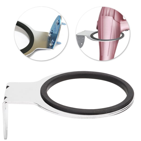 Soporte para secador de pelo Jadeshay acero inoxidable montado en la pared