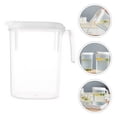 thumbnail image 4 of MIANGASTORE 1800ml Plastic Pitcher Hot or Cold Water Pot Large Capacity Juice Jug with Lid, 4 of 9