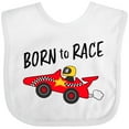 thumbnail image 3 of Inktastic Born to Race Red Race Car Boys or Girls Baby Bib, 3 of 4