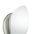 thumbnail image 2 of Kichler Swiss Passport Contemporary 1 Light Brushed Nickel Wall Sconce with Etched Glass, 2 of 7