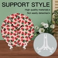 thumbnail image 4 of YladaFaie Strawberry 10 Inch Silent Non Ticking Battery Operated Clock Vintage Round Clock for Living Room Bedroom Bathroom Office Decor, 4 of 7