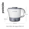 thumbnail image 2 of Hervidor de Agua Eléctrico Proctor Silex Calentador de Agua y Cocción Rápida Antiadherente de Temperatura Ajustable 946 ml (32 oz), 2 of 8