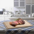 thumbnail image 2 of Hammont Bamboo Rectangle Kitchen Cutting Board and Serving Tray 15"x11"x0.5" 2 Pack, 2 of 6