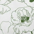 thumbnail image 2 of 18" x 18" Simply Daisy Popping Poppies Polyester Indoor/Outdoor Pillow, Leaf Qty 1, 2 of 3