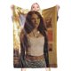 thumbnail image 1 of Manta con estampado suave, manta decorativa de poliéster respetuosa con la piel para el hogar, sofá, cama, silla, 80x100cm/31,5x39,37 pulgadas, 1 of 1