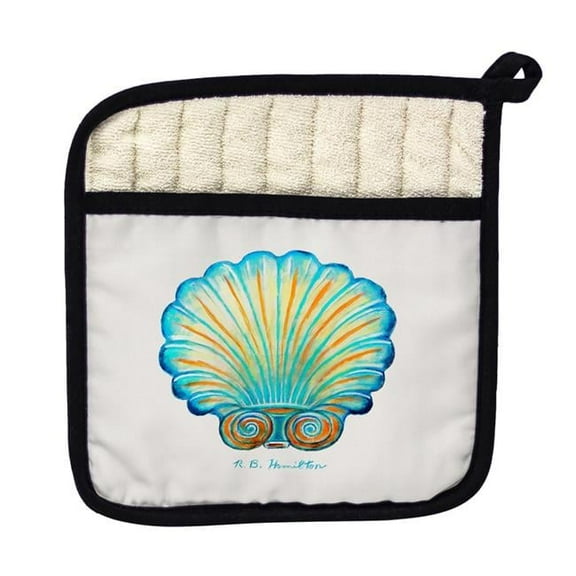 Betsy Drake PT113 Rays Scallop Pot Holder