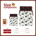 thumbnail image 3 of Rocae Tractor And Vehicle Print Christmas Drawstring Linen Gift Bag with Drawstrings Treat Bag Goody Present Bags for Christmas Party Favor, 3 of 8