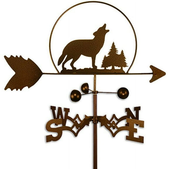 SWEN Products Inc Handmade Wolf Howling in the Wild Weathervane