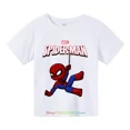 thumbnail image 3 of Camiseta de manga corta con estampado de Spider-Man de Marvel para niño y niña, camiseta de algodón para bebé, camiseta de manga corta para niño, ropa deportiva para niño, 3 of 5