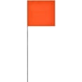 thumbnail image 1 of GFDYREE Tool Co FOR15100 2.5-Inch by 3.5-Inch Marking Flags with 15-Inch Wire Staffs, Orange, 100-Pack, 1 of 7