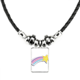 thumbnail image 1 of universo y alien meteoro collar a mano colgante de cuerda de cuero Unbranded M, 1 of 3