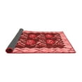 thumbnail image 2 of Ahgly Company Indoor Square Abstract Red Contemporary Area Rugs, 8' Square, 2 of 4