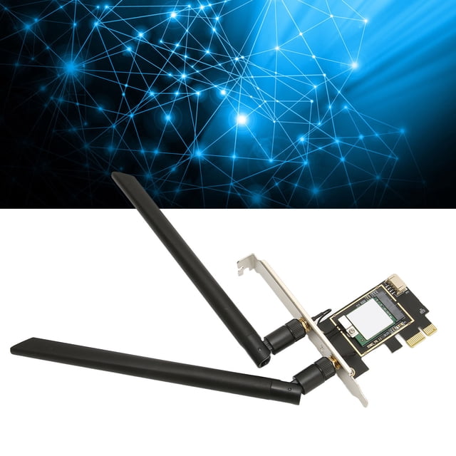 Card, Adapter MUMIMO Multi Threading Technology 2.4G 5G 6G High Speed 5.2 For Desktop For Computer AX210 Desktop Without Cover