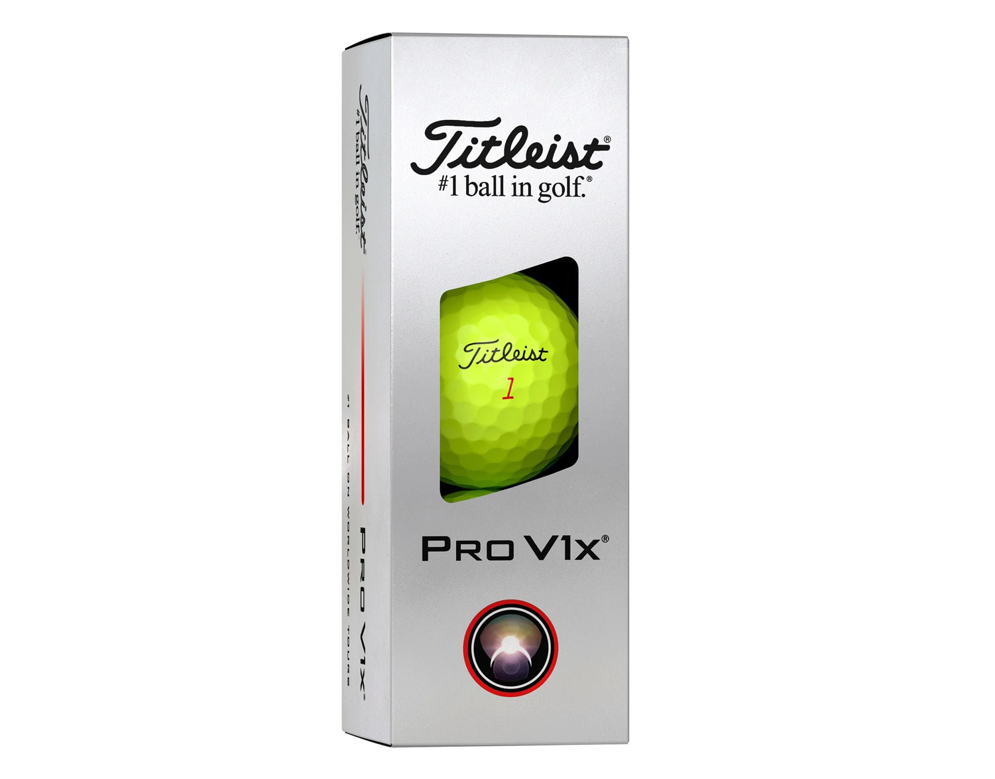(2 pack) Titleist 2025 Pro V1x, Yellow, 12pk