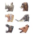thumbnail image 3 of Amyove 6pcs Simulation Hand Puppet Toy Realistic Elephant Rhinoceros Lion Animal Model Doll Toys For Children, 3 of 6