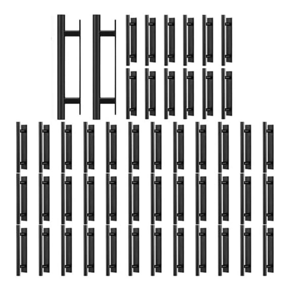 50Pack Self Stick Drawer Pulls Door Handles Pulls Cabinet Handles Push Pull for Kitchen Cabinet Sliding Door Furniture