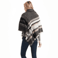thumbnail image 2 of Womens Chunky Plaid Tartan Checked Soft Brushed Scarf Wrap Tassel Trims（Green Orange）, 2 of 3