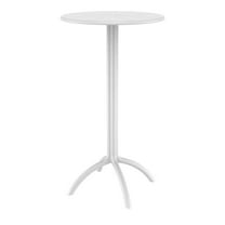 Compamia Octopus Round Patio Pub Table in White
