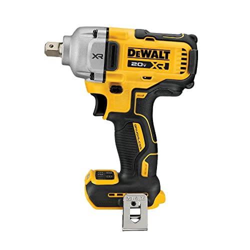 DEWALT 20V MAX* XR® 1/2 in. Mid-Range Impact Wrench with Detent Pin Anvil, Tool Only (DCF892B)