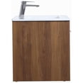 thumbnail image 6 of 30 inch Single Bathroom Floating Vanity in Walnut Brown, 6 of 14