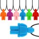 thumbnail image 2 of Collar de masticación sincero de robot para niños Motor sensorial oral naranja, 2 of 6