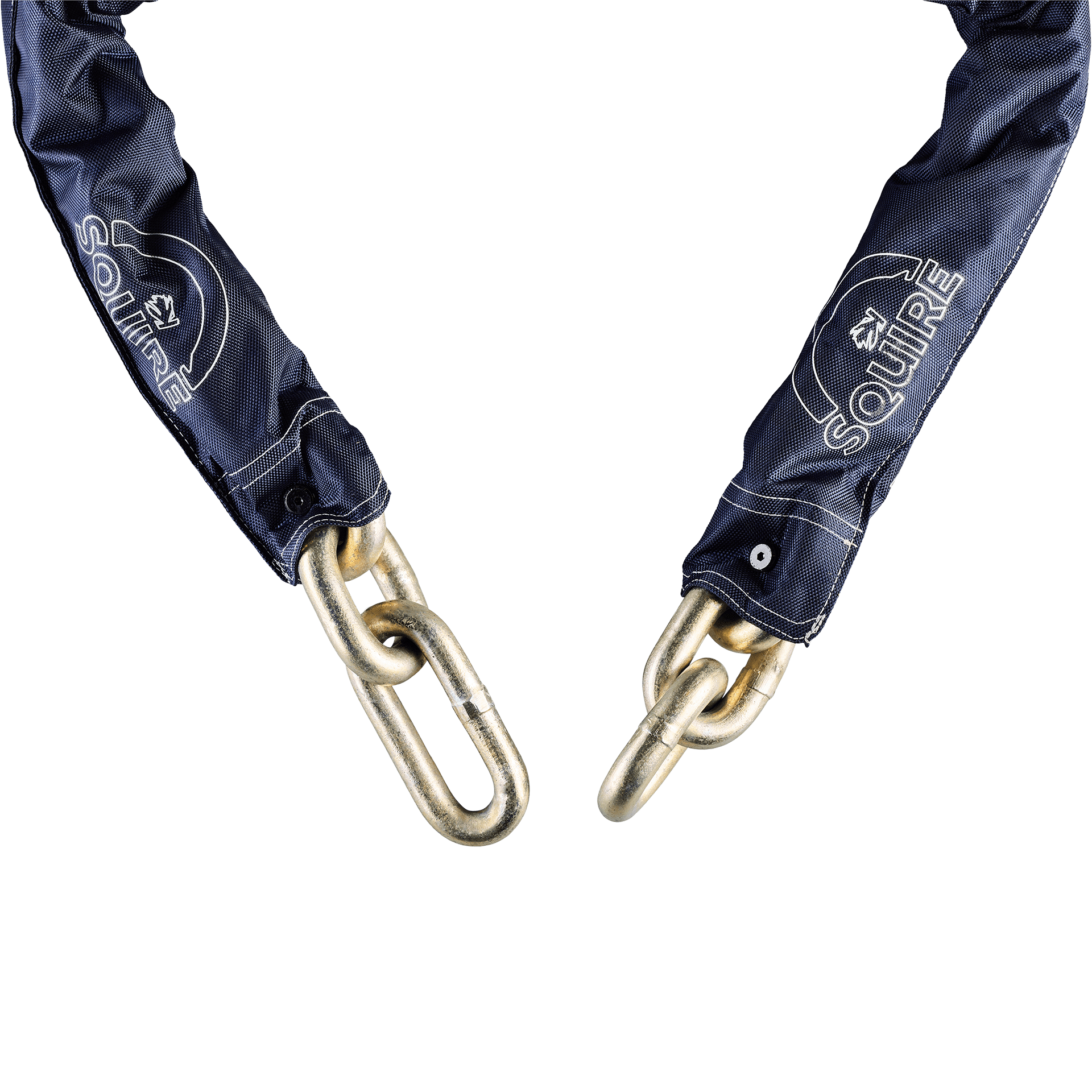 Squire SS80CS Padlock & Chain Set - 80mm Boron Steel Lock with 16mm Sleeved Chain