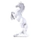 thumbnail image 5 of Estatua de caballo, figura de animal, artesanía, adorno moderno, adorno, animal coleccionable Blanco, 5 of 9