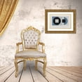 thumbnail image 3 of Schick, Mike 32x23 Gold Ornate Wood Framed with Double Matting Museum Art Print Titled - Laterally Speaking Blue, 3 of 4